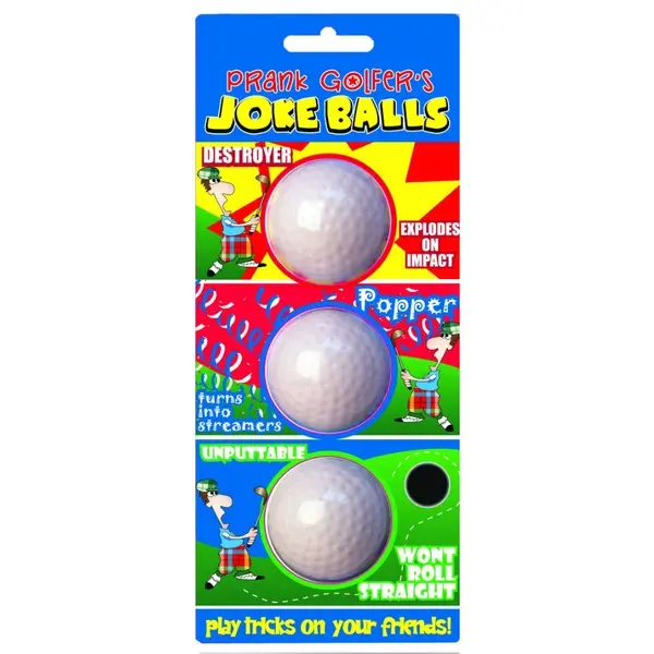 Golfer's Joke Golf Balls